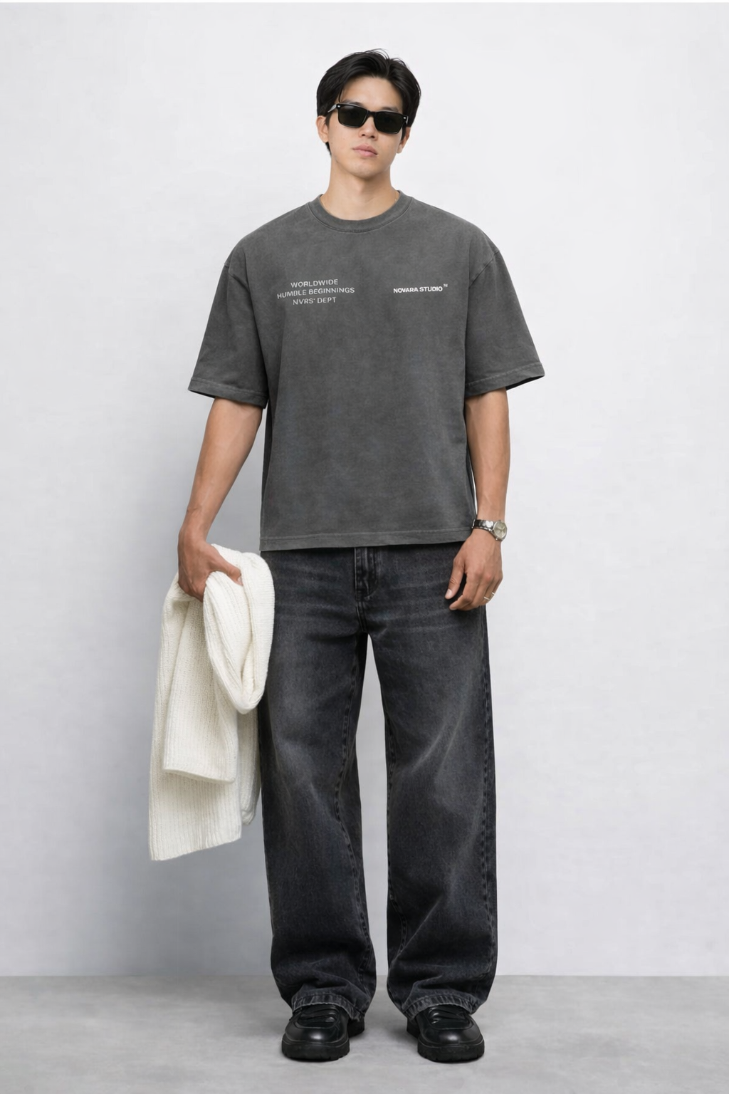 All In Street Boxy Tee - Novara Studio