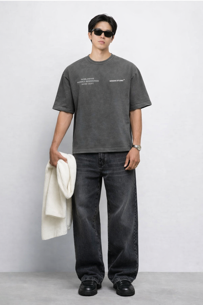 All In Street Boxy Tee - Novara Studio