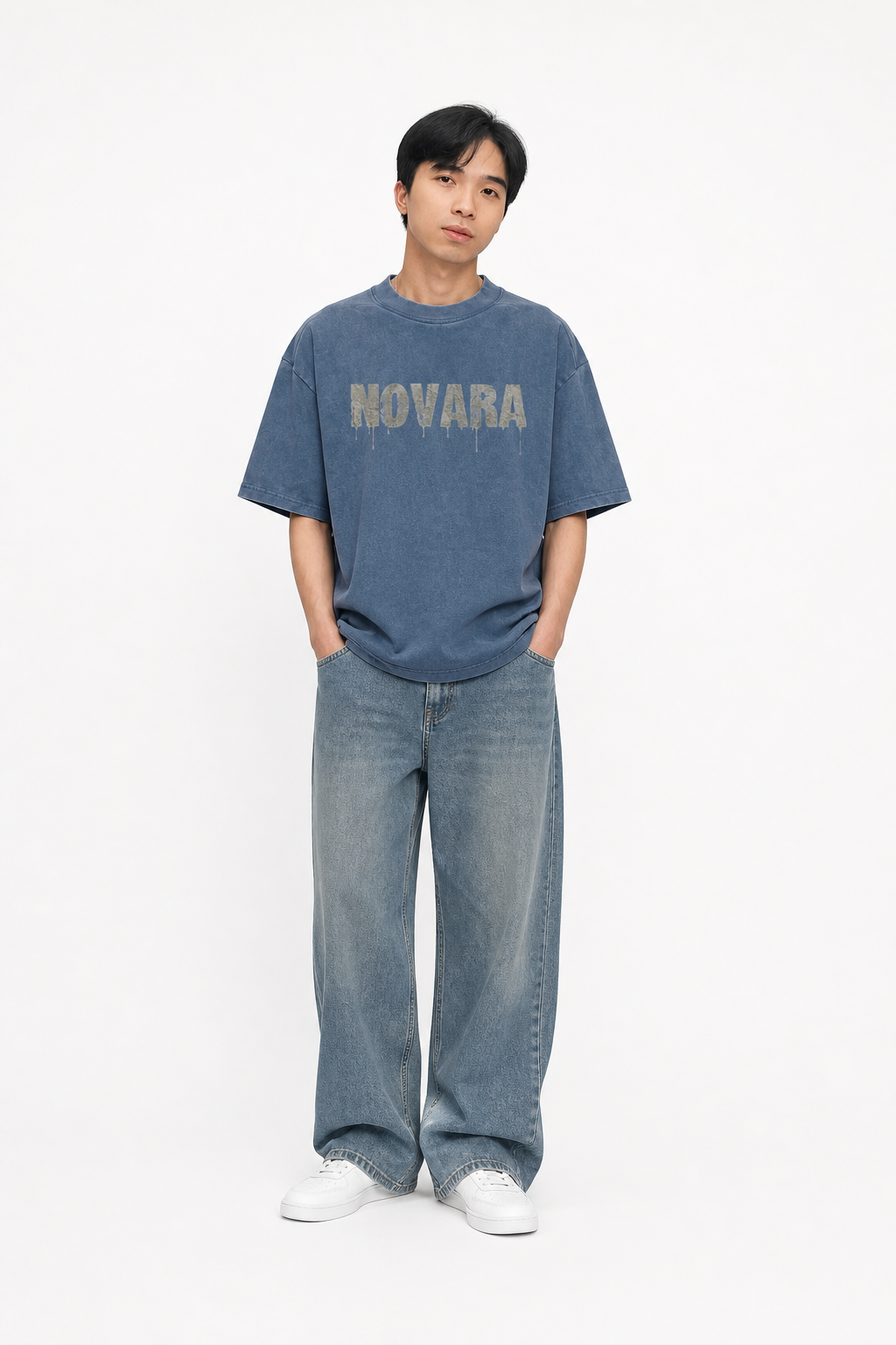 Street Drip Boxy Tee - Novara Studio