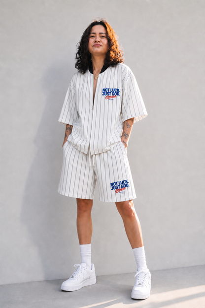 Pinstripe Baseball Jersey - Novara Studio