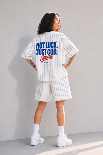 Pinstripe Baseball Jersey - Novara Studio