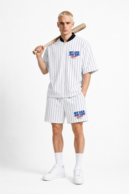 Pinstripe Baseball Jersey - Novara Studio