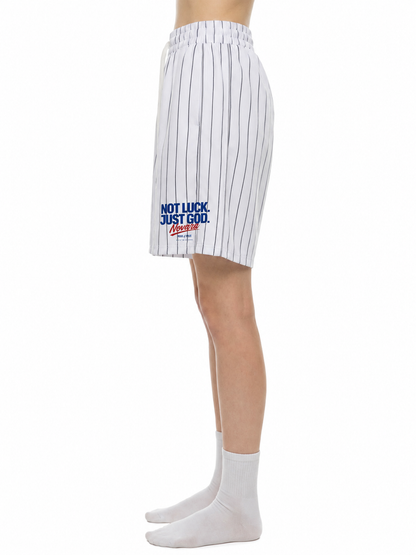 Pinstripe Baseball Shorts - Novara Studio
