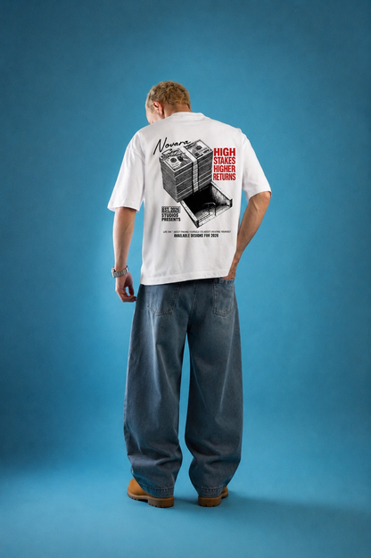 High Stakes Boxy Tee - Novara Studio