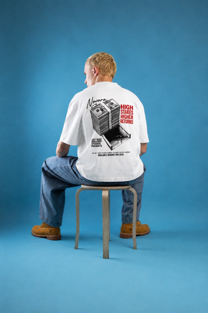 High Stakes Boxy Tee - Novara Studio