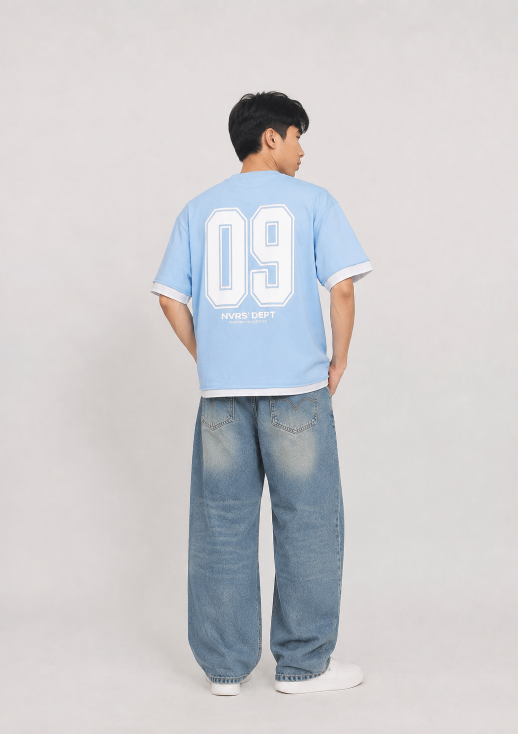 Unisex Boxy Color Block T-Shirt ODMPOD   Novara Studio