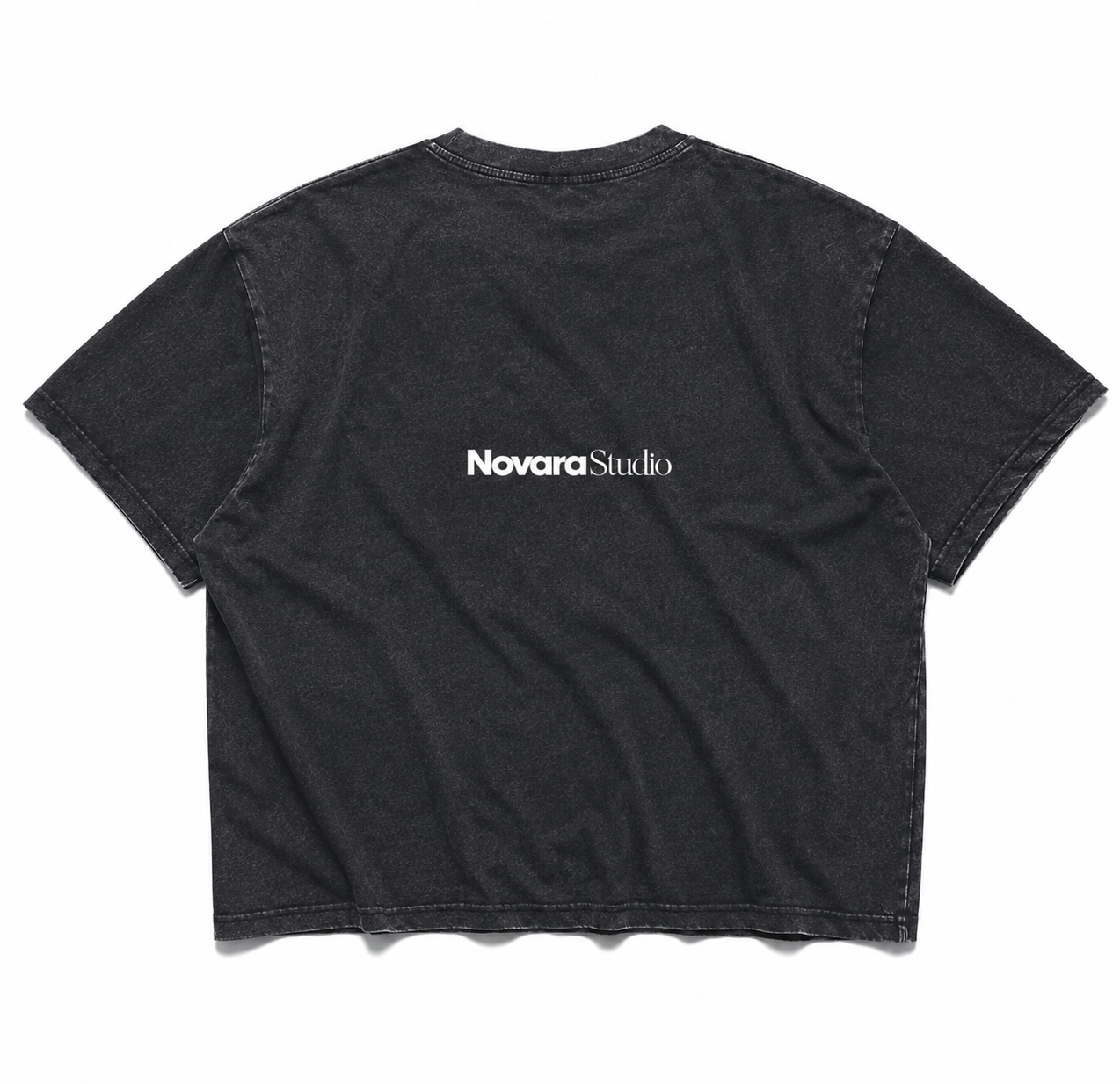 Mineral Wash Boxy Cotton T-Shirt ODMPOD   Novara Studio