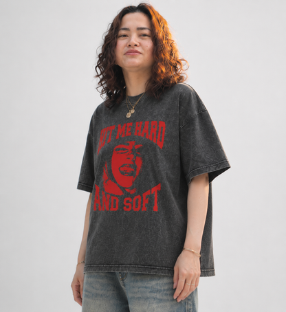 Mineral Wash Boxy Cotton T-Shirt ODMPOD   Novara Studio