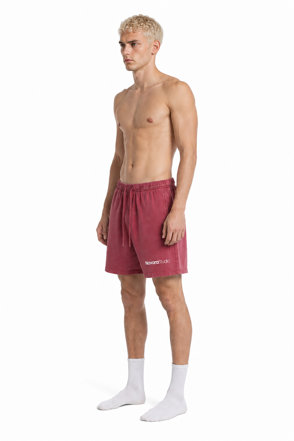 Unisex Vintage Wash Cotton Shorts ODMPOD   Novara Studio
