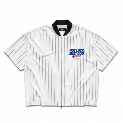 Pinstripe Baseball Jersey Novara Studio   Novara Studio