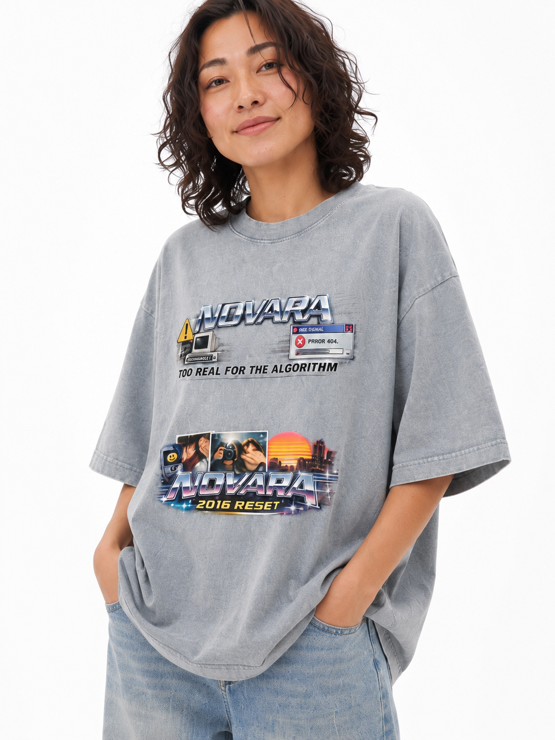 Algorithm Error Boxy Tee Novara Studio   Novara Studio
