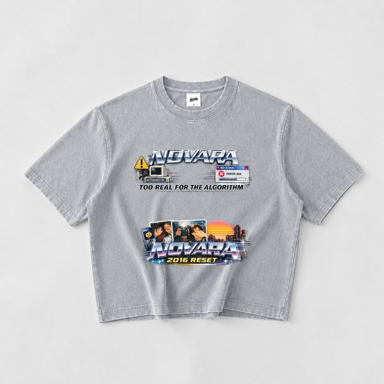 Algorithm Error Boxy Tee Novara Studio   Novara Studio