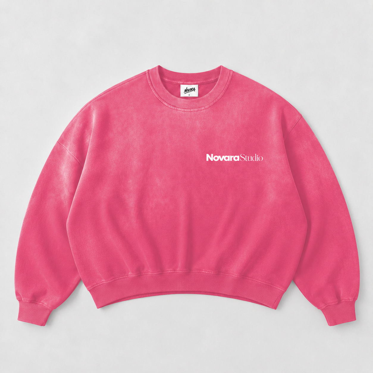 Forever Or Never Crewneck Novara Studio   Novara Studio