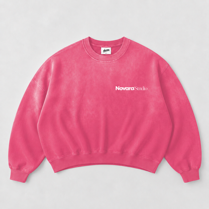 Forever Or Never Crewneck Novara Studio   Novara Studio