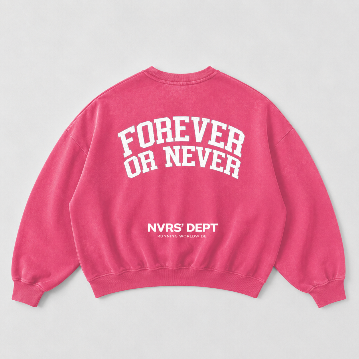 Forever Or Never Crewneck Novara Studio   Novara Studio