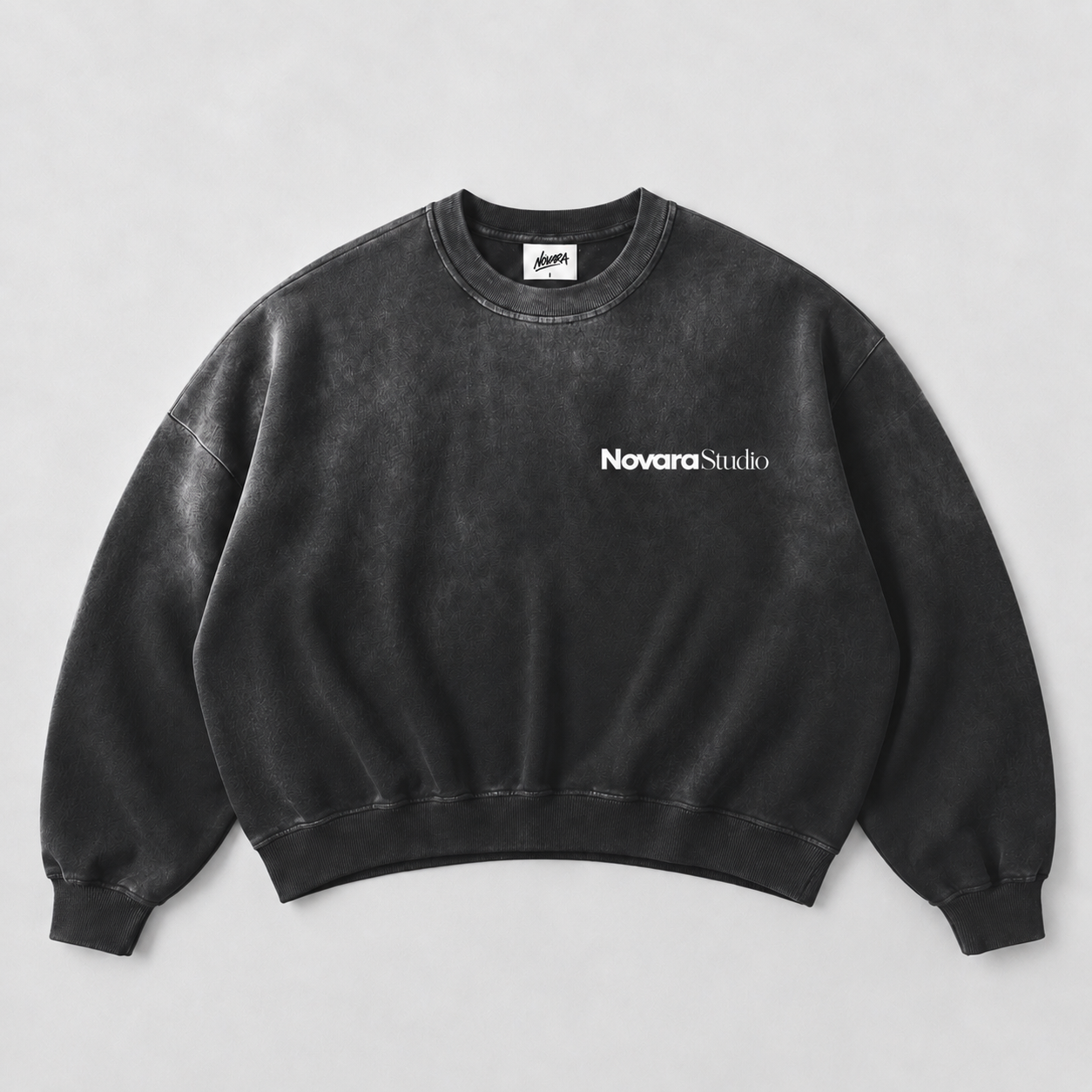 Forever Or Never Crewneck Novara Studio   Novara Studio