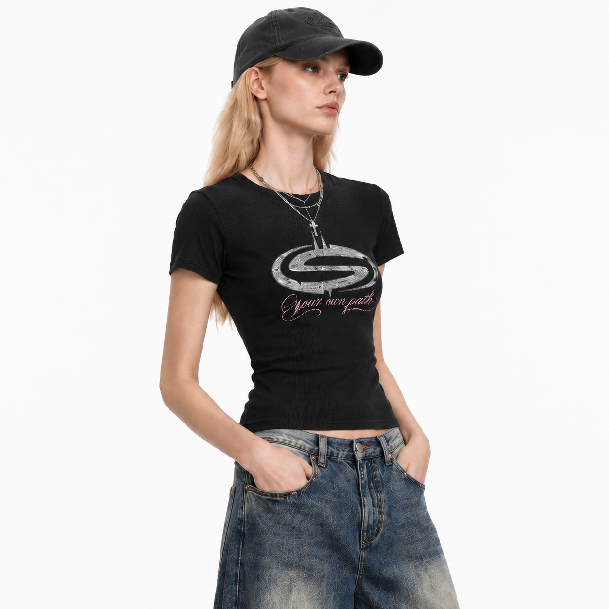 Create Your Own Path Baby Tee ODMPOD   Novara Studio