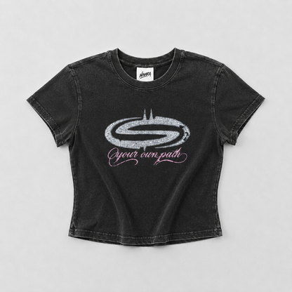 Create Your Own Path Baby Tee ODMPOD   Novara Studio