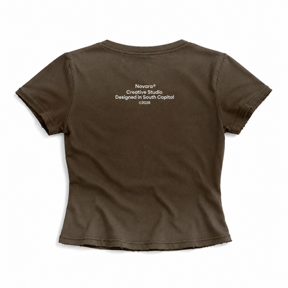 Create Your Own Path Baby Tee Novara Studio   Novara Studio