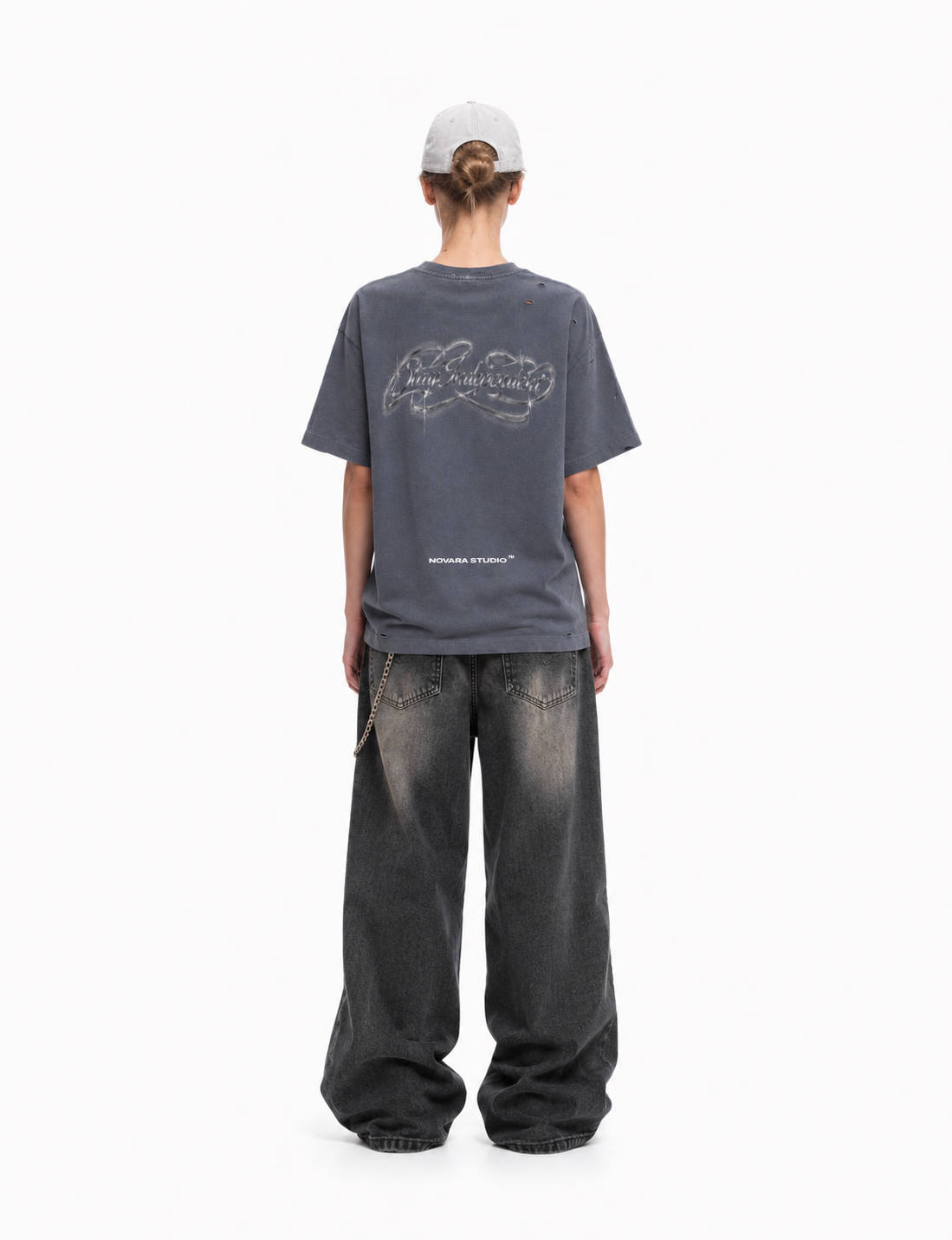 Stay Independent Boxy Tee Novara Studio   Novara Studio