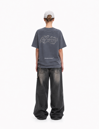 Stay Independent Boxy Tee Novara Studio   Novara Studio