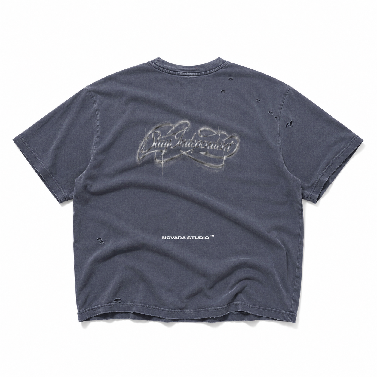 Stay Independent Boxy Tee Novara Studio   Novara Studio