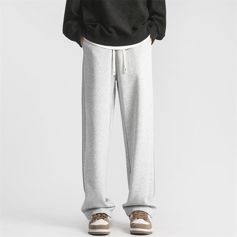 Fashion New Drawstring Straight Sweatpants Men Novara Shop   Novara Shop