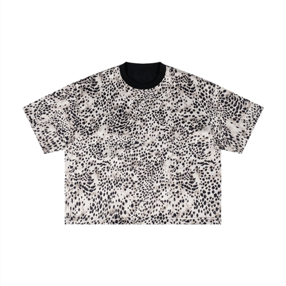 Savage Print Boxy Tee - Novara Studio