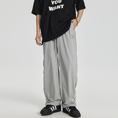 Retro Side Striped Casual Pants For Men Novara Shop  49.99 Novara Shop Gray / XL  49.99