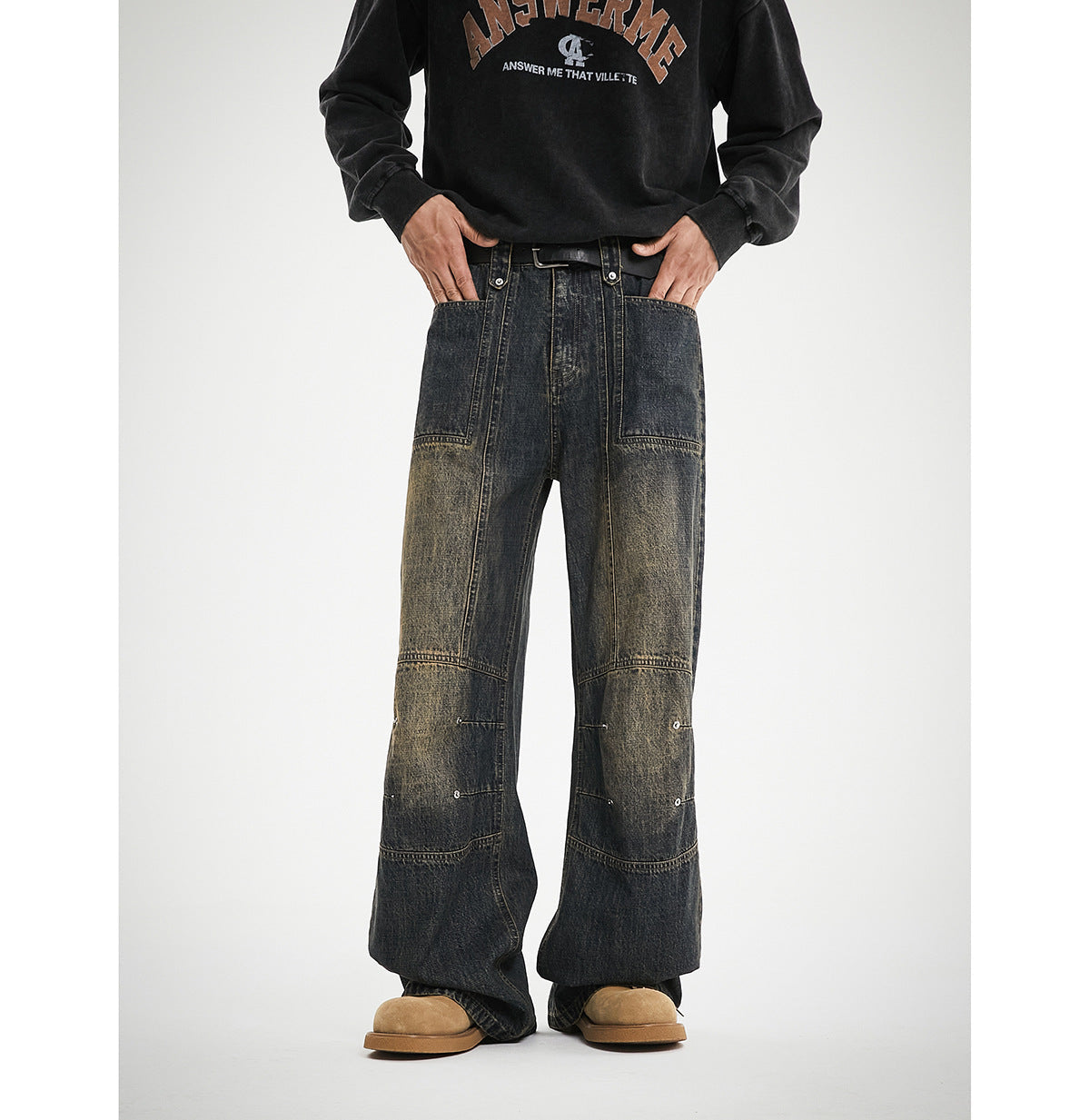 Fashion American Retro Jeans For Men And Women Novara Shop   Novara Shop