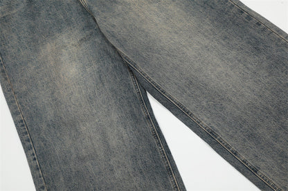 Fashion Personality Worn Jeans Men