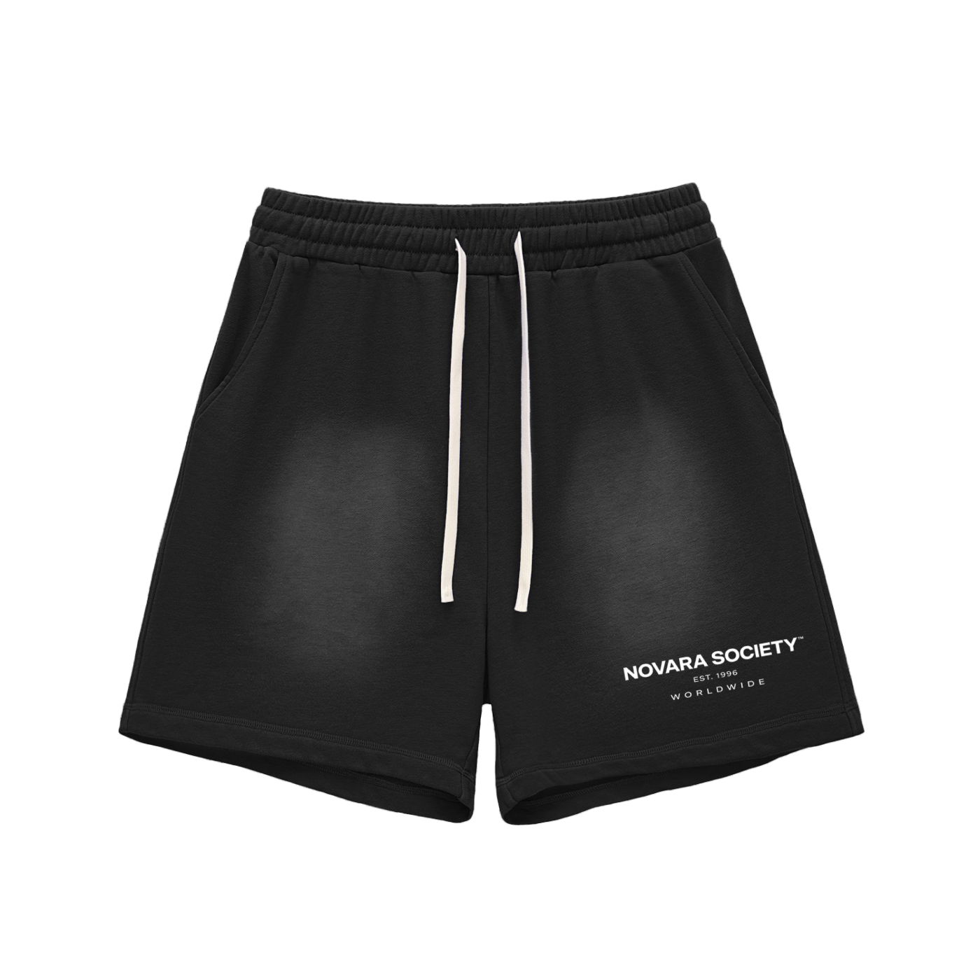 Sun Fade Raw Edge Cotton Shorts ODMPOD   Novara Studio