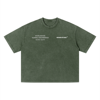 All In Street Boxy Tee - Novara Studio