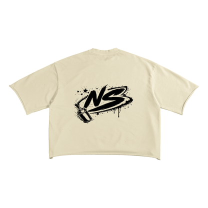 French Terry Raw Edge T-Shirt ODMPOD   Novara Studio