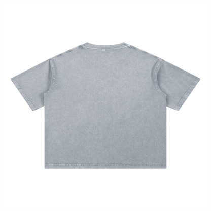 Mineral Wash Boxy Cotton T-Shirt ODMPOD   Novara Studio