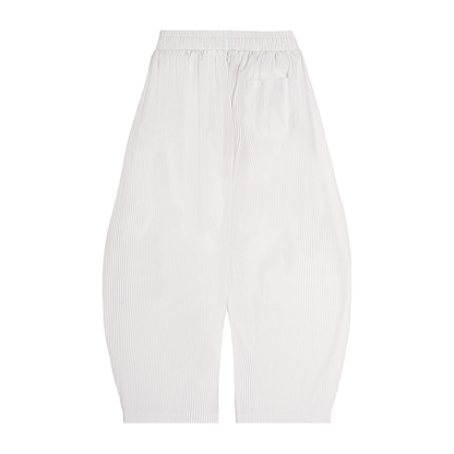 Vertical Stripe Drawstring Barrel Pants ODMPOD   Novara Shop