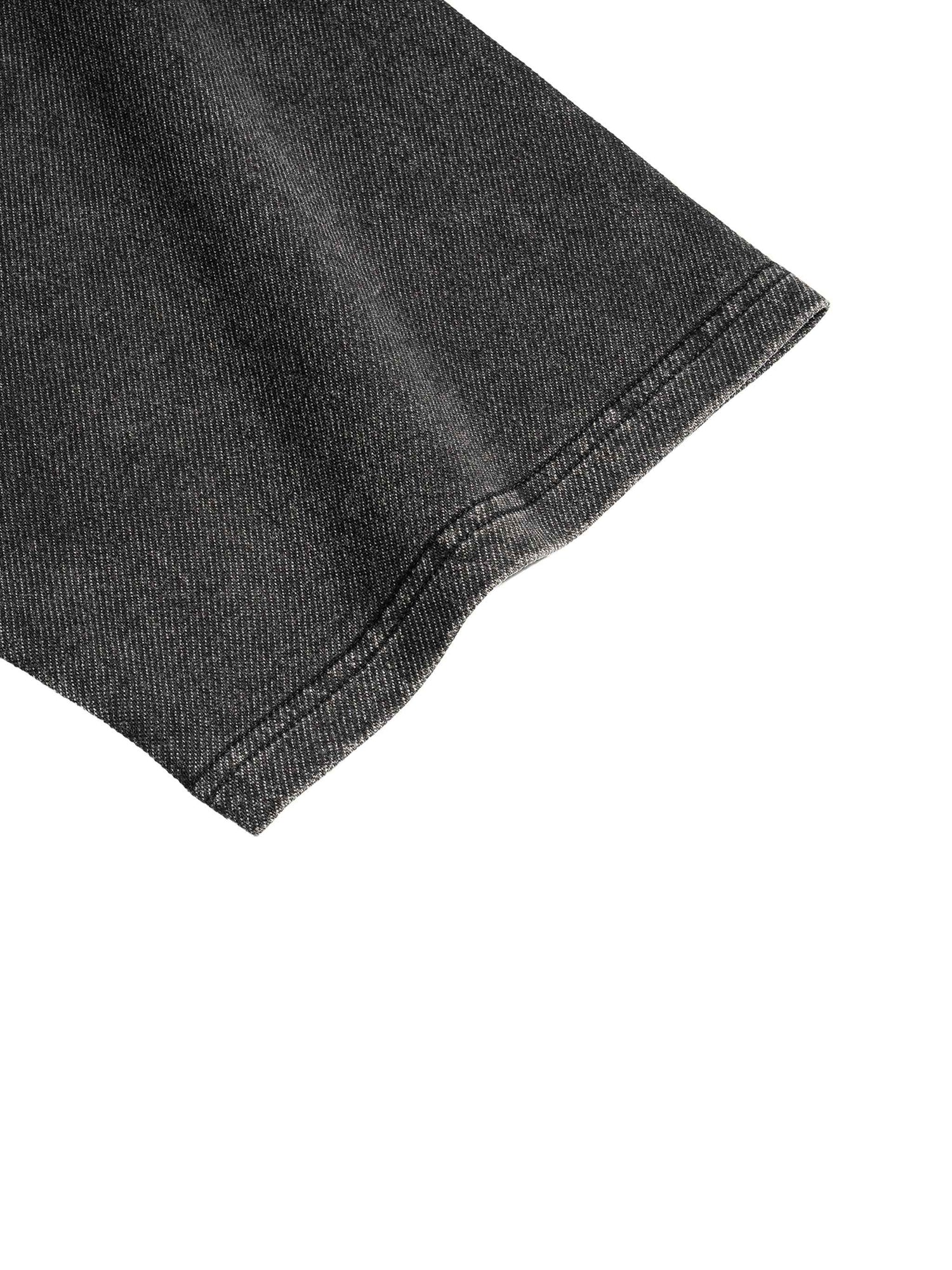 Snow Washed Hooded Boxy T-Shirt