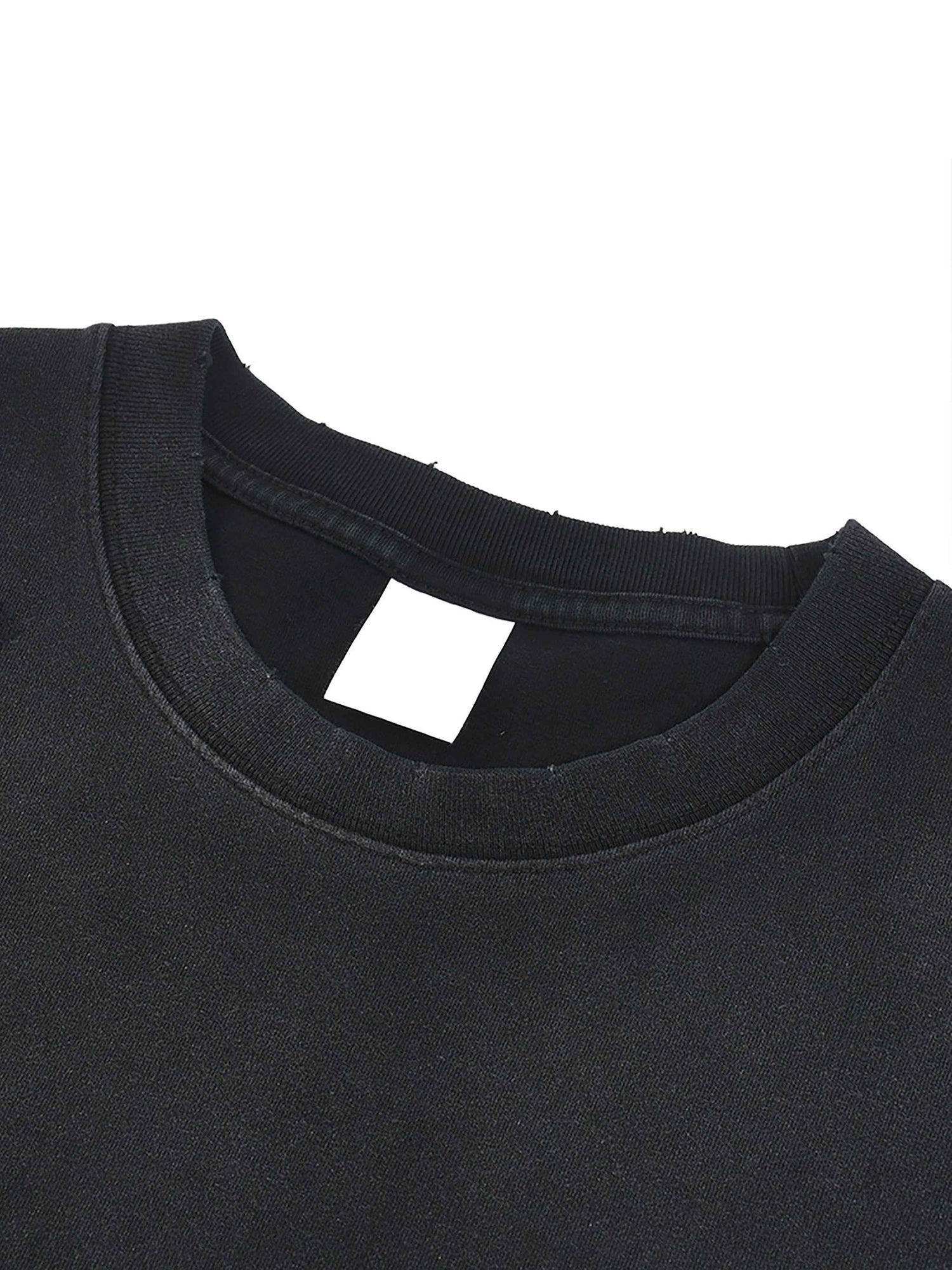 Hand-Frayed Sunfade Paint Splatter T-Shirt