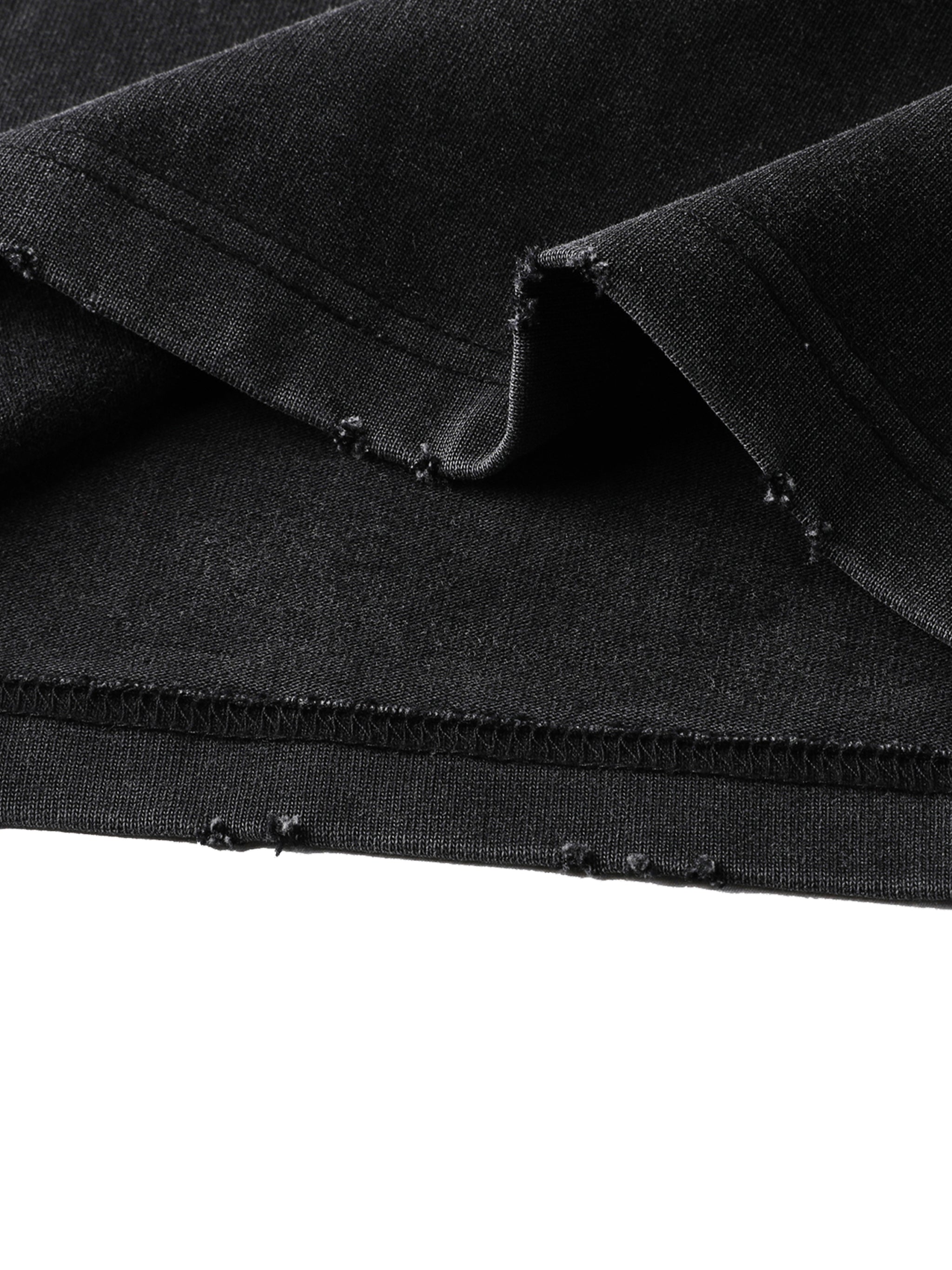 Heavyweight Vintage Washed Frayed T-Shirt ODMPOD   Novara Studio