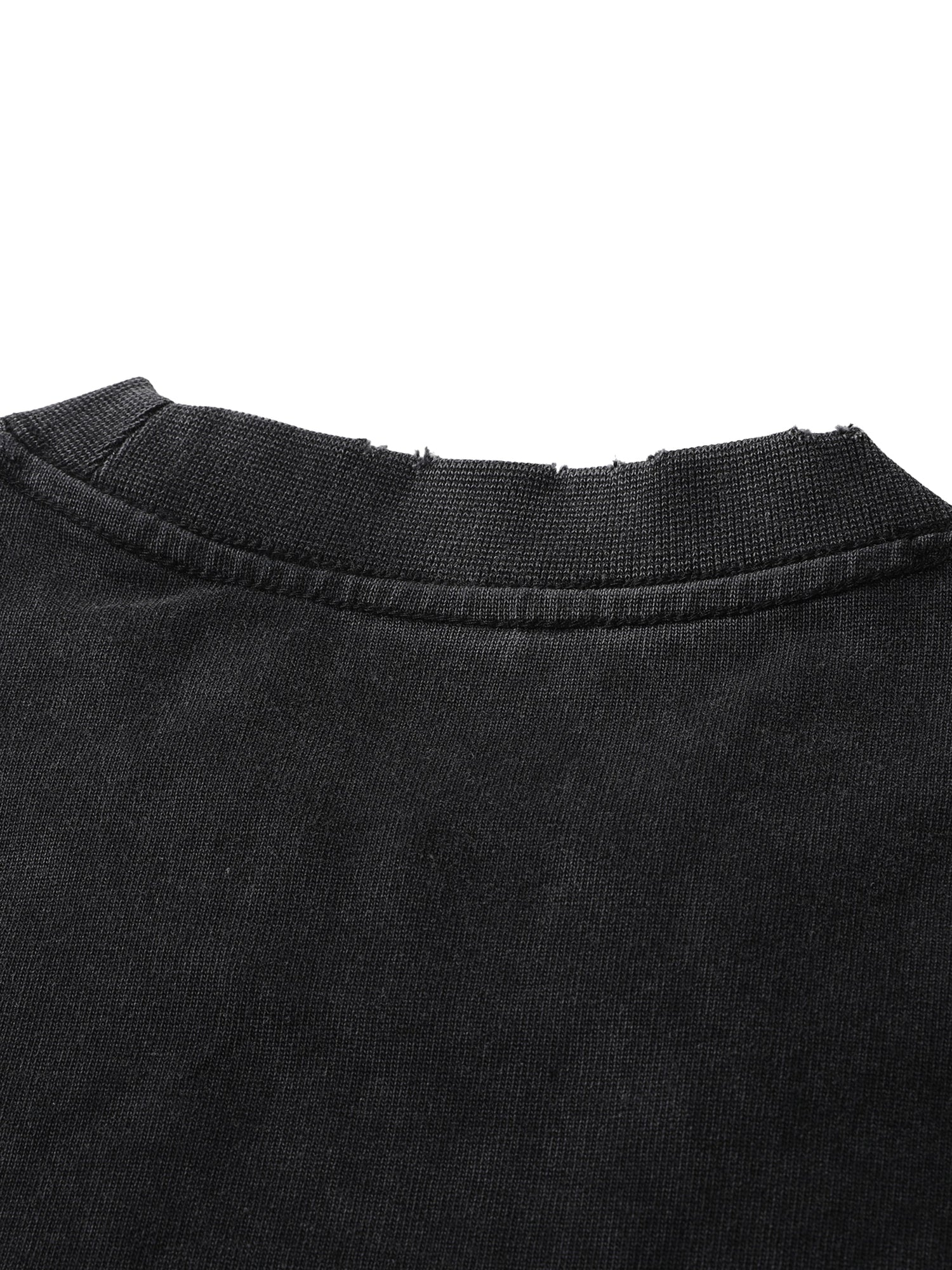 Heavyweight Vintage Washed Frayed T-Shirt ODMPOD   Novara Studio