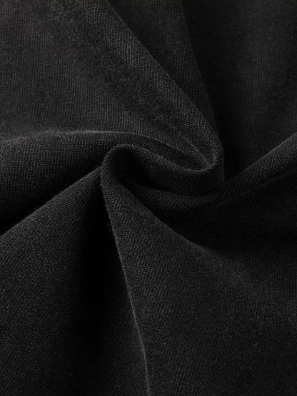 Heavyweight Vintage Washed Frayed T-Shirt ODMPOD   Novara Studio