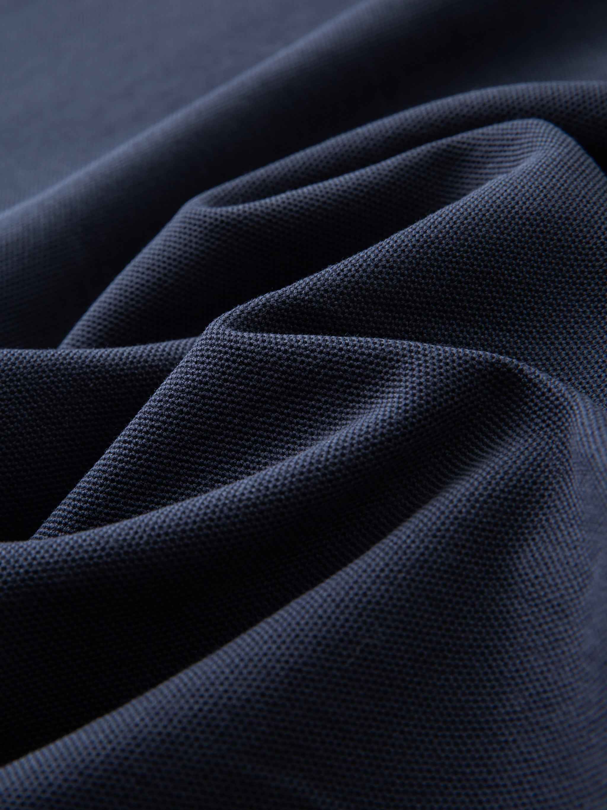 Contrast Collar Short-Sleeve Polo Shirt