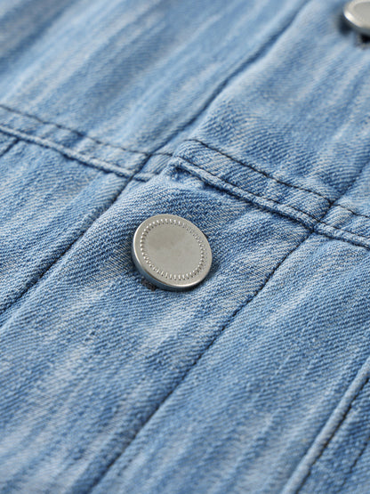 Distressed Wash Short-Sleeve Shirt ODMPOD   Novara Shop