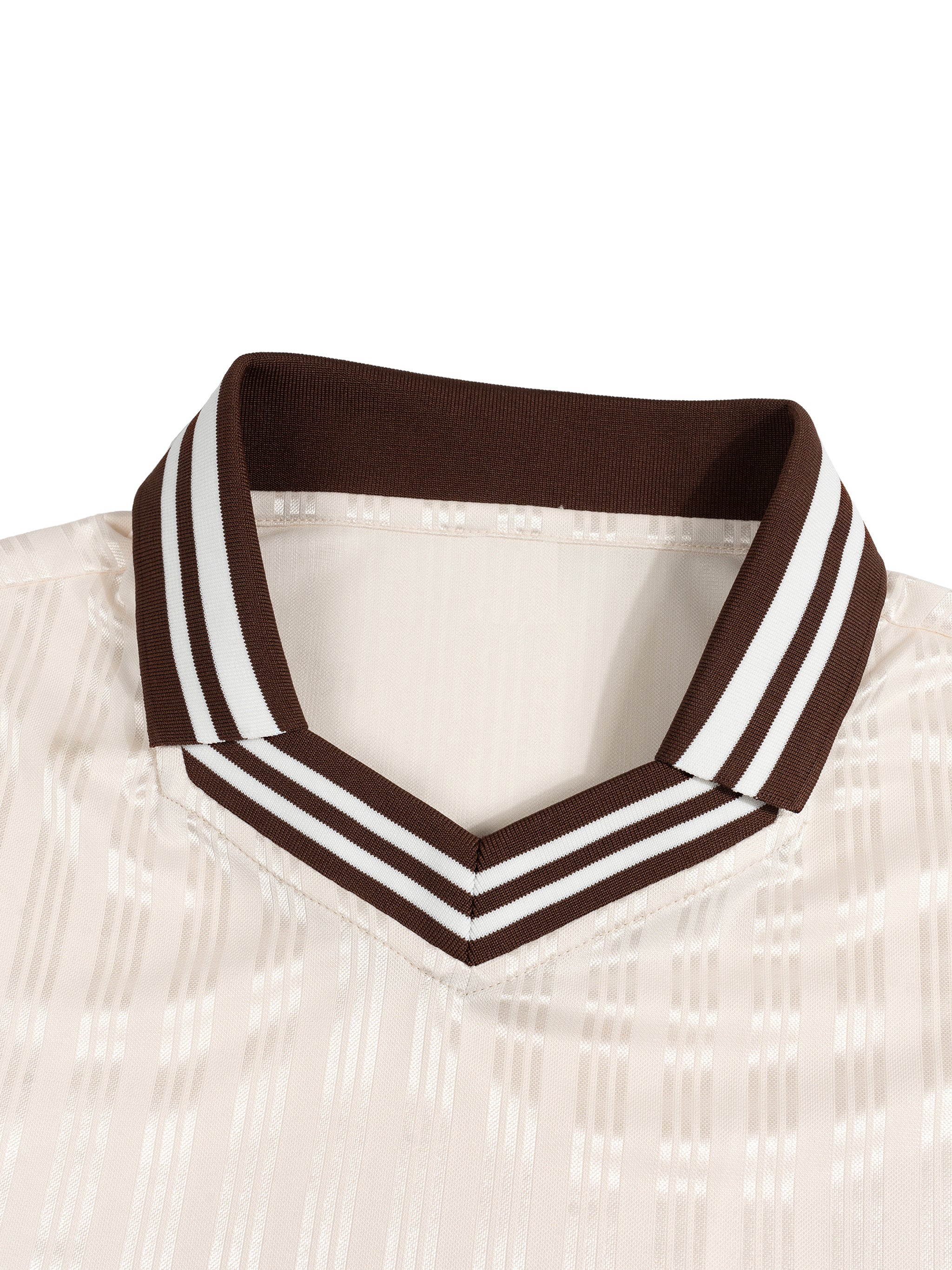 Striped Collar Polo - Novarashop