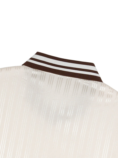 Striped Collar Polo - Novarashop