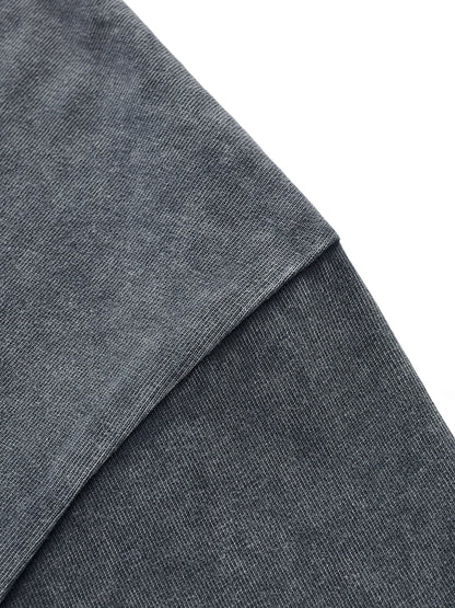 Snow Wash Raw-Hem Boxy T-shirt ODMPOD   Novara Studio