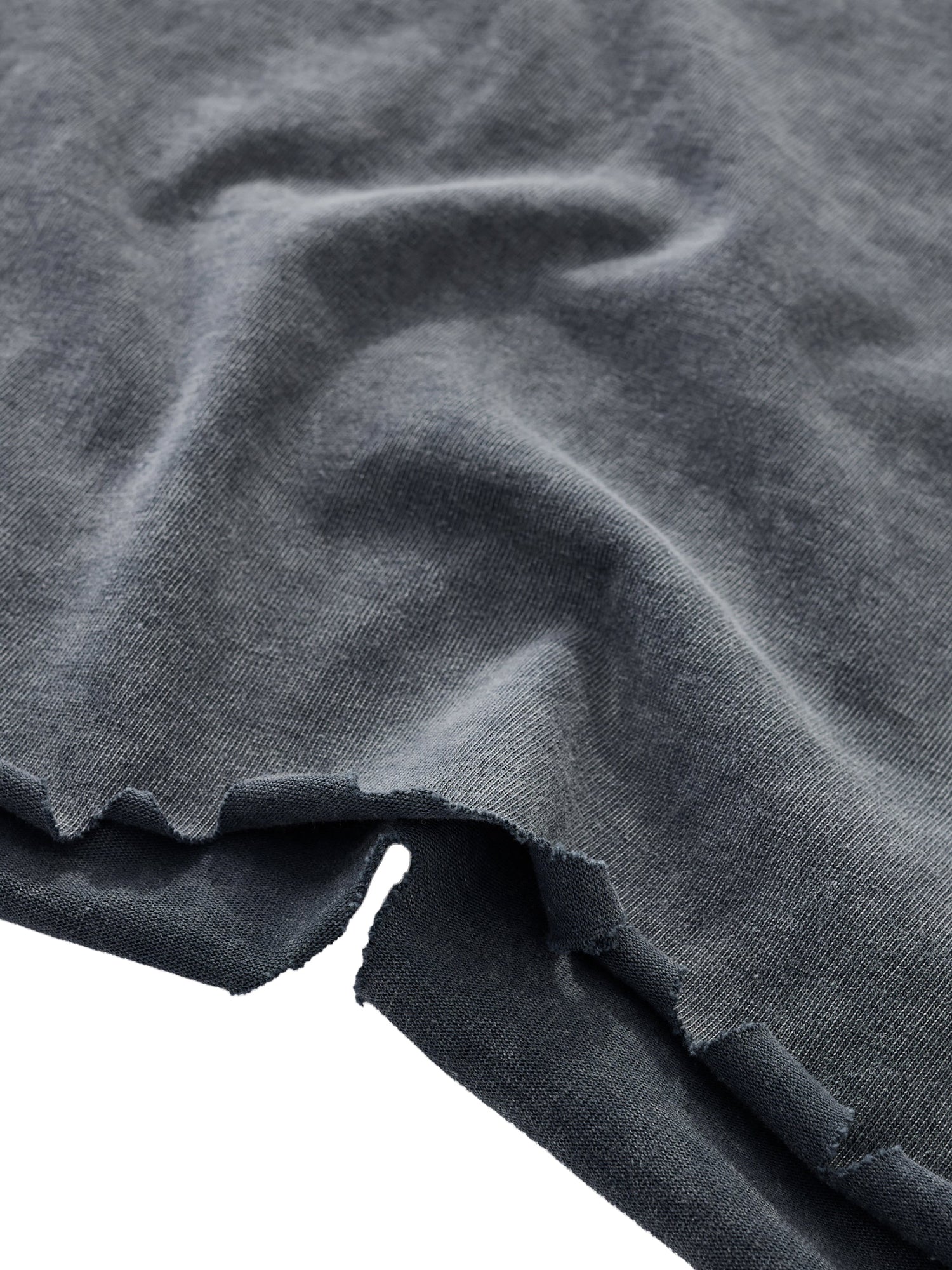 Snow Wash Raw-Hem Boxy T-shirt ODMPOD   Novara Studio