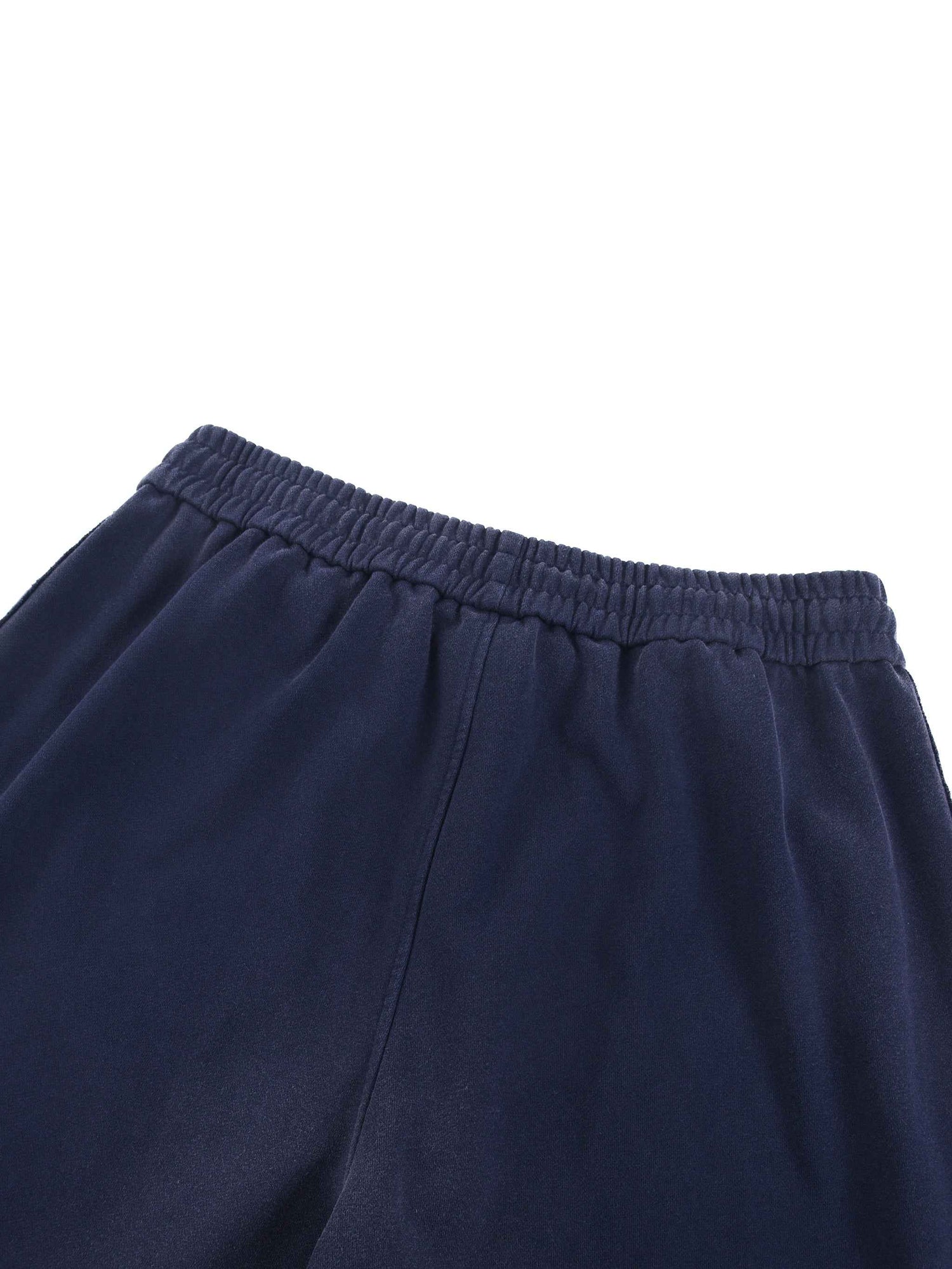 Sun Fade Raw Edge Straight-Leg Sweatpants