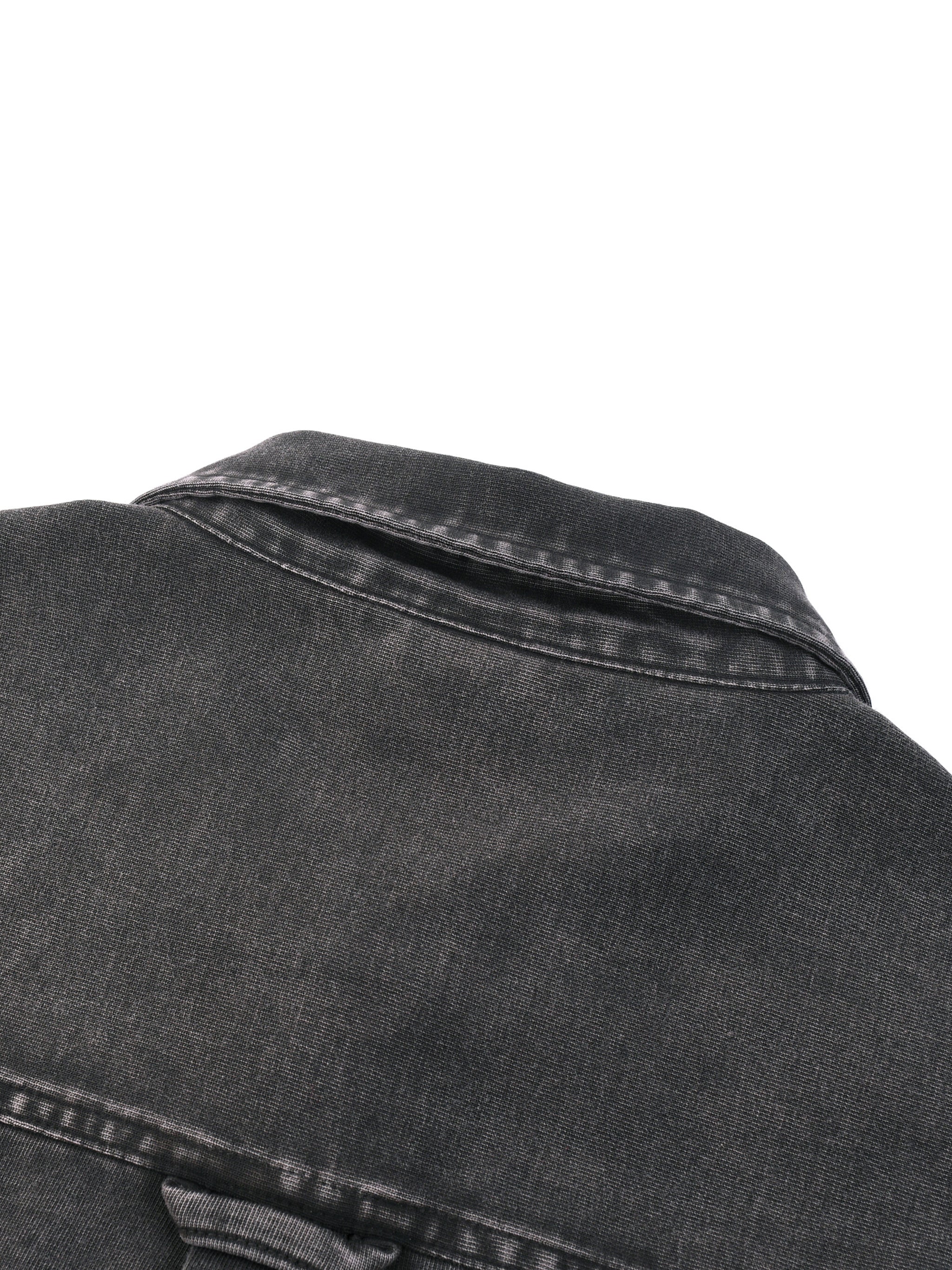 Denim Vintage Washed Heavyweight Jacket ODMPOD   Novara Shop