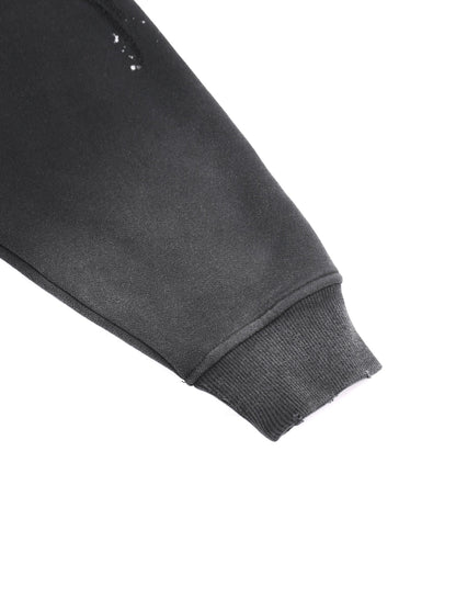 Vintage Washed Frayed Fleece Hoodie ODMPOD   Novara Shop